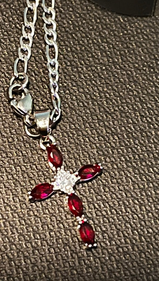 Red silver cross