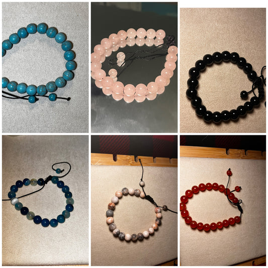 Crystal beaded bracelet