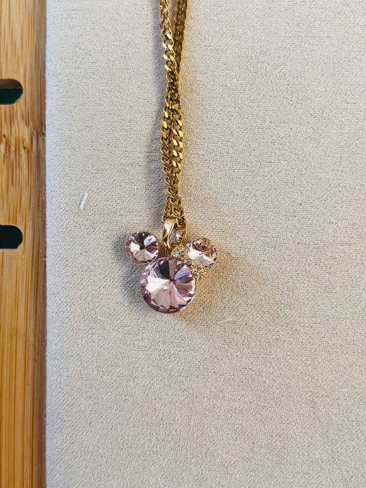 Minnie Mouse necklace