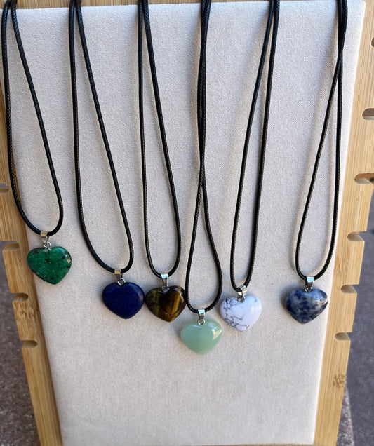 Heart shaped necklaces