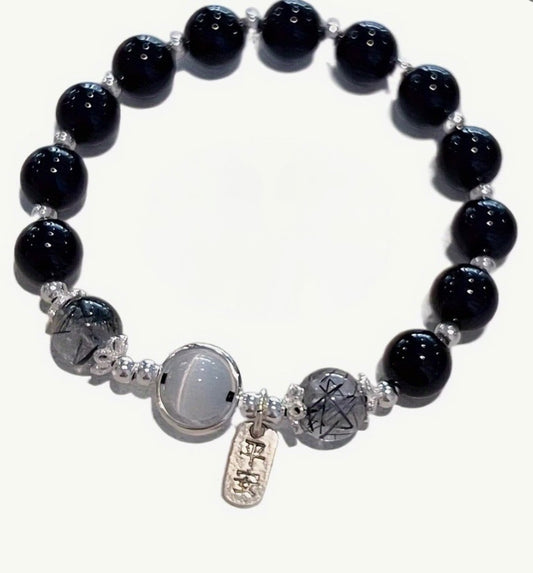 Peace charm bracelet